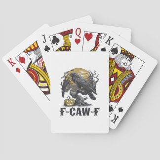 Jeu De Cartes F-Caw-F Design Minimaliste Classique