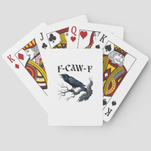 Jeu De Cartes F-Caw-F Oiseau Drôle Corbeau