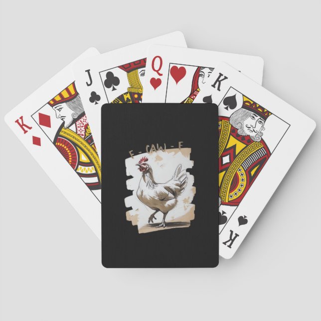 Jeu De Cartes F-Caw-F Vintage Graphic (dos)