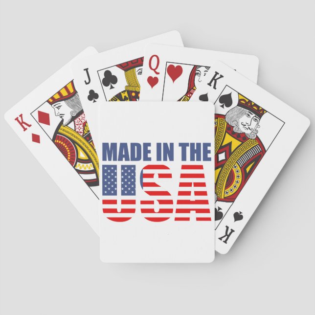 Jeu De Cartes fabriqué aux états-unis (dos)
