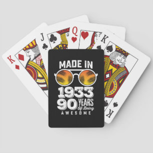 Jeu De Cartes Fabriqué en 1933 90 ans d'être génial