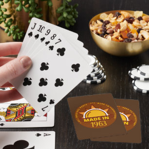 Jeu De Cartes FABRIQUÉ EN 1963 cadeau d'anniversaire drôle