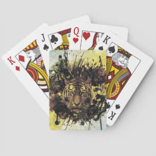 Jeu De Cartes face de lion