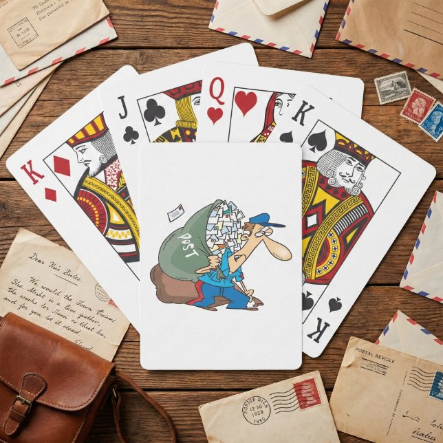 Jeu De Cartes Facteur portant un grand sac (Créateur téléchargé)