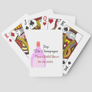 Jeu De Cartes Faire sauter le Champagne rose enterrement de vie 