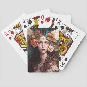 Jeu De Cartes Fairy Girl Imaginaire Art Jouer des cartes