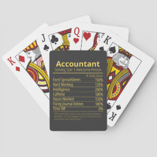 Jeu De Cartes fait comptable sur la nutrition, faits nutritionne