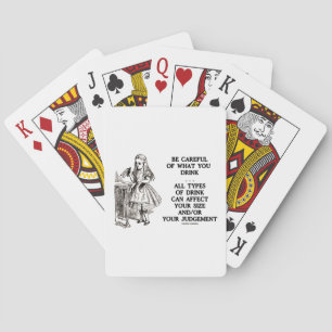 Jeu De Cartes Faites Attention À Ce Que Vous Buvez Wonderland