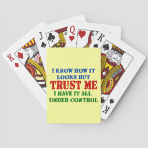 Jeu De Cartes Faites-moi confiance — Tout sous contrôle