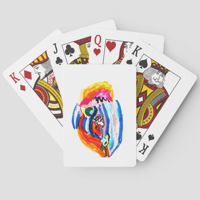 Jeu De Cartes Faites monter l'été en surf  (dos)
