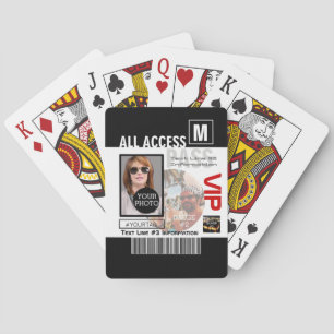 Jeu De Cartes Faites votre propre VIP Pass 8 façons de personnal
