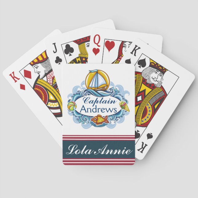 Jeu De Cartes Famille / Capitaine nautique - SRF (dos)