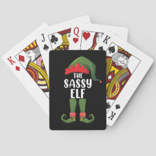 Jeu De Cartes Famille de lutins impertinents pour groupe de Noël
