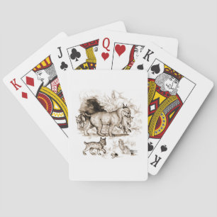 Jeu De Cartes Famille de Lynx roux