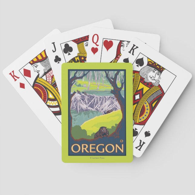 Jeu De Cartes Famille des castors (dos)