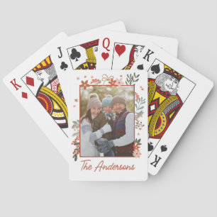 Jeu De Cartes Famille Florale scandinave photo