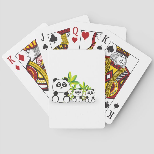 Jeu De Cartes Famille Panda (dos)