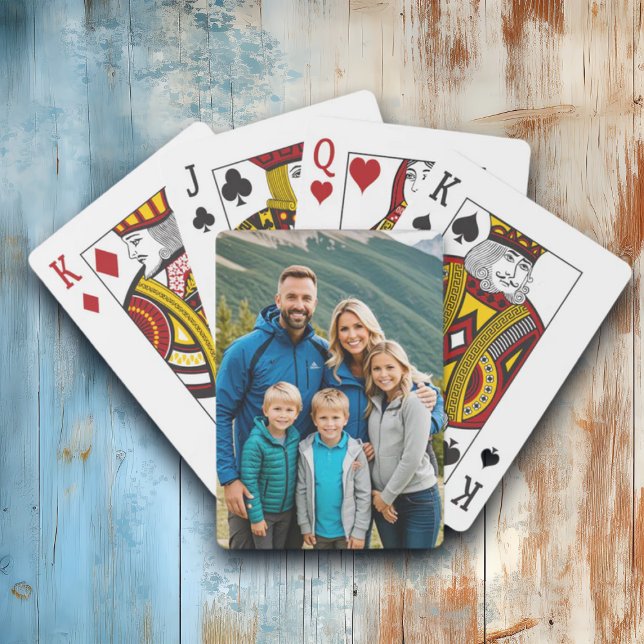 Jeu De Cartes Famille photo personnalisée 1 (Créateur téléchargé)