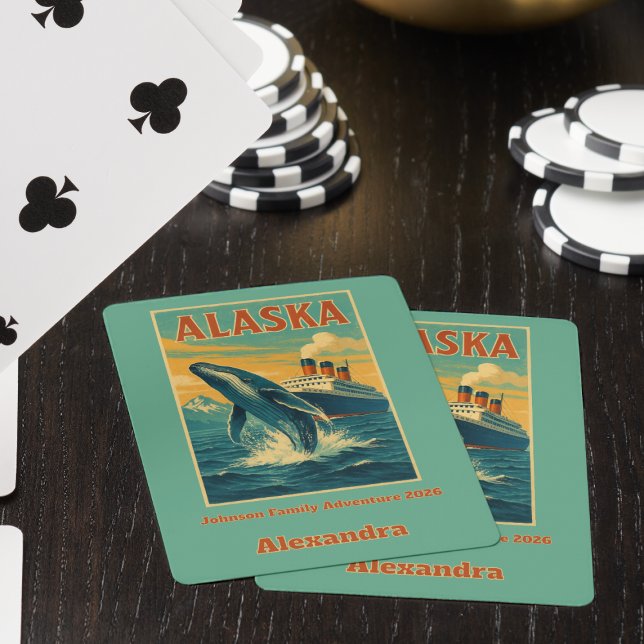 Jeu De Cartes Famille Réunion Alaska Whale Cruise (Alaska Family Reunion Playing card deck)