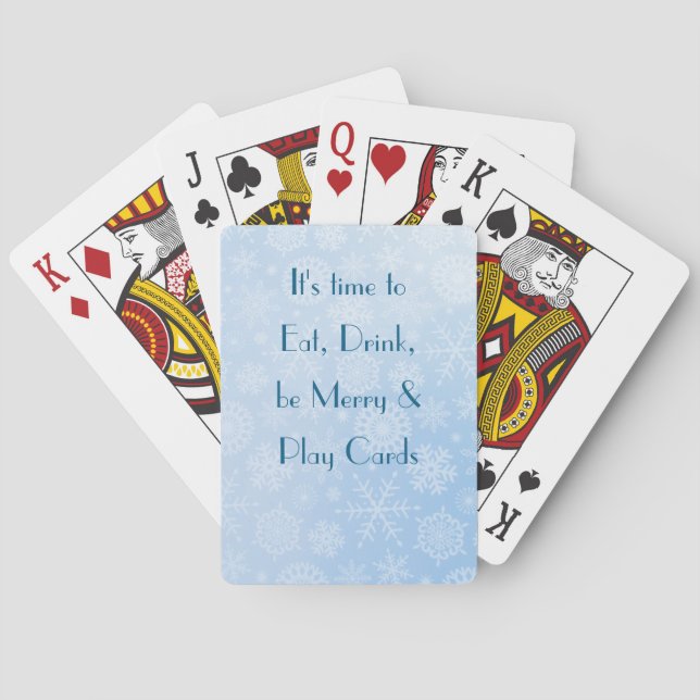 Jeu De Cartes Famille Snowflake (dos)