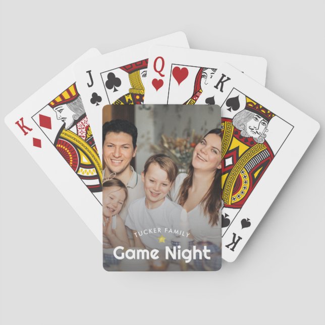 Jeu De Cartes Family Game Night Gold Star Famille Photo (dos)