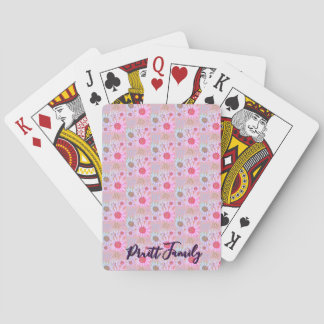 Jeu De Cartes Family Personalize Warm Feelings of Joy & Daisies