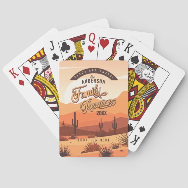 Jeu De Cartes Family Reunion Desert Landscape ID1127 (dos)