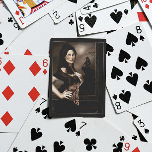 Jeu De Cartes Fantastique d'amour gothique sombre vampire sang l