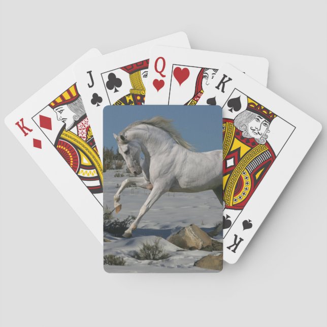 Jeu De Cartes Fantasy Horses Snow (dos)
