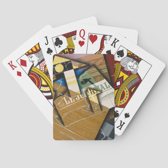 Jeu De Cartes Fantomas, 1915 (huile sur la toile) (dos)