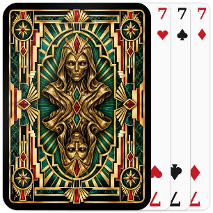 Jeu De Cartes Fantôme, mythique Art déco