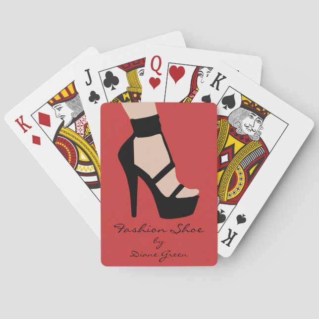 Jeu De Cartes Fashion Shoe Playing Cards (dos)