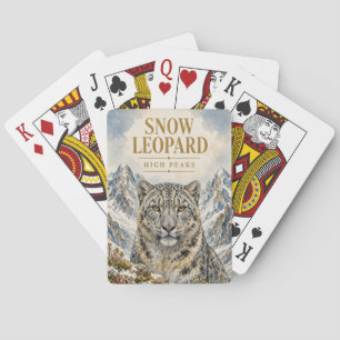 Jeu De Cartes Faune des hauts sommets de la panthère des neiges