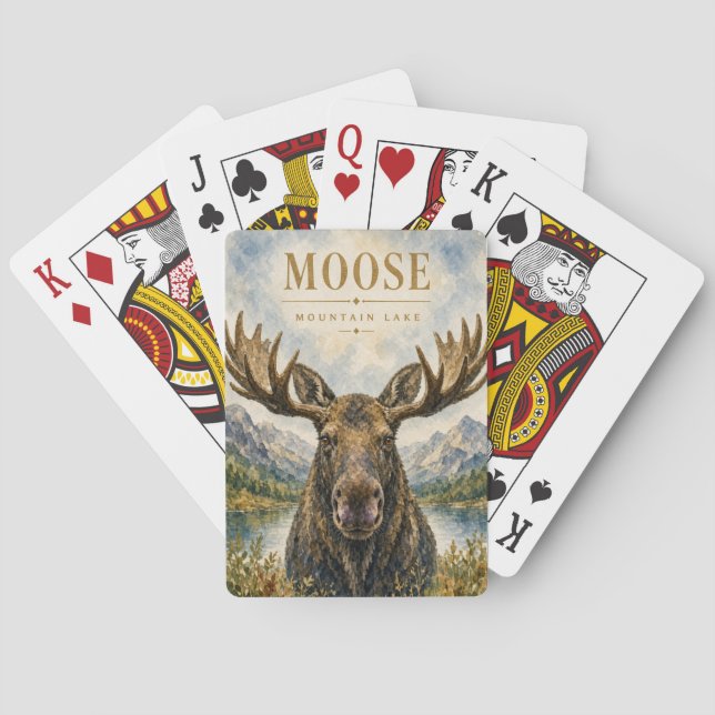 Jeu De Cartes Faune du lac Moose Mountain (dos)