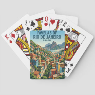 Jeu De Cartes Favelas de Rio de Janeiro Brésil