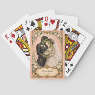 Jeu De Cartes Faveur de mariage de mariée et marié gobelin perso
