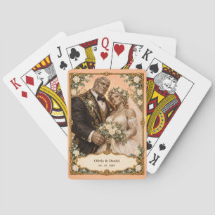 Jeu De Cartes Faveur de mariage Golem mariée et marié personnali