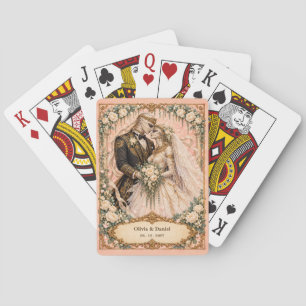 Jeu De Cartes Faveur de mariage Mariée et Marié Momie Personnali