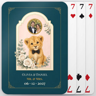Jeu De Cartes Faveur de mariage personnalisée avec photo de bébé