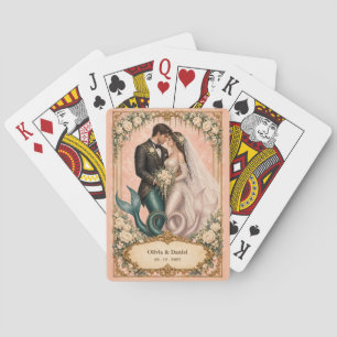 Jeu De Cartes Faveur de mariage personnalisée de mariée et mari