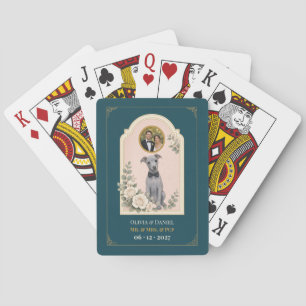 Jeu De Cartes Faveur de mariage personnalisée pour Greyhound Ita