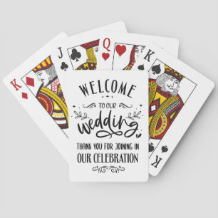 Jeu De Cartes Faveurs de mariage