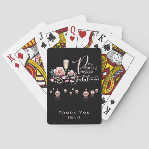 Jeu De Cartes Favoris de Pétales Perles Prosecco pour Enterremen