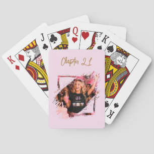 Jeu De Cartes Favors de fête d'anniversaire rose Chapitre 21 ave