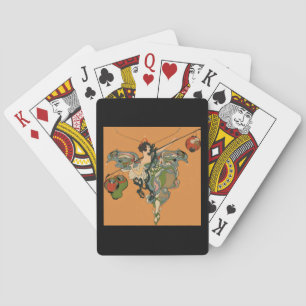 Jeu De Cartes Fée Ballerine Avec Lanternes