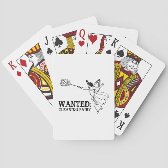 Jeu De Cartes Fée de nettoyage Recherché (dos)