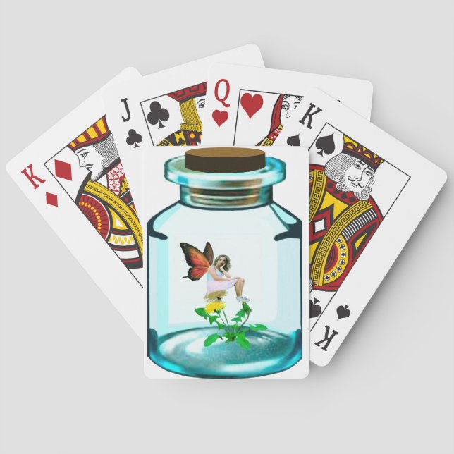 Jeu De Cartes Fée en pothecaire Jar Classic Jouer Cartes (dos)