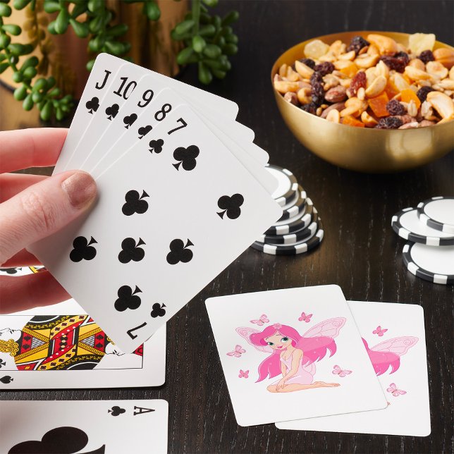Jeu De Cartes Fée Et Papillons Jouant Des Cartes (Créateur téléchargé)