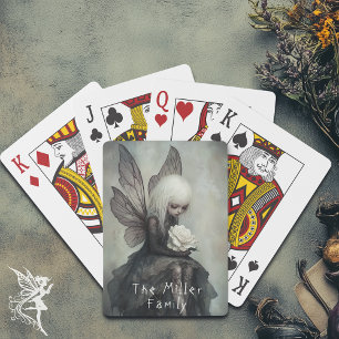 Jeu De Cartes Fée gothique & Rose blanche   Imaginaire foncé per