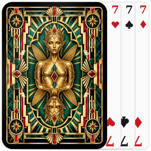 Jeu De Cartes Fée, mythique Art Déco